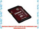 Kingston SDA3/128GB - Tarjeta de memoria SDHC/SDXC UHS-I U3 128 GB velocidades 90R/80W