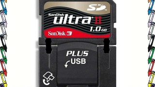 Sandisk Ultra® II SD(TM) Plus USB 1GB - Tarjeta de memoria (1 GB Secure Digital (SD) 10 MB/s