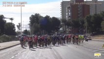 Cyclists had to stop facing 100km/H headwind during Race!