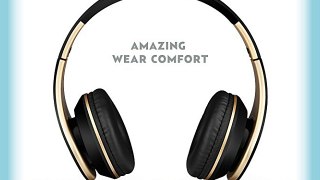 Sound Intone I65 - Auriculares estéreos plegables con ergonomía Wear Design cancelación de