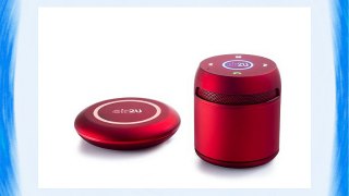 Aiptek 620015 - Altavoz portátil de 3 W (2.5 mm USB NFC) rojo