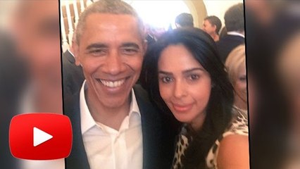 Mallika Sherawat Clicks A Selfie With President Barack Obama