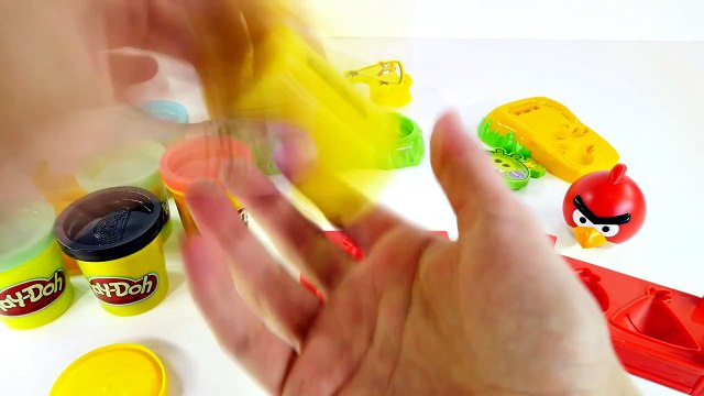 Play Doh Launching Angry Birds Build N Smash Game How To Make AngryBird Frozen Fashems Superhero