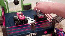 Cars Toon Monster Truck Wrestling Ring Playset from Disney Pixar Maters Tall Tales