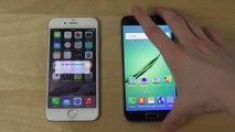iPhone 6 iOS 8.4 Beta 3 vs. Samsung Galaxy S6 - Speed Test! (4K)
