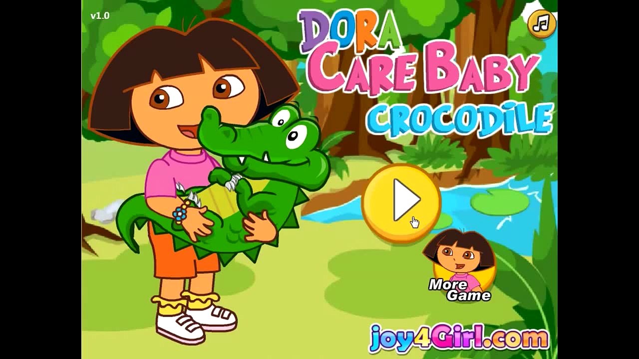 Baby Dora Care Baby Crocodile - Dora Game New Episodes