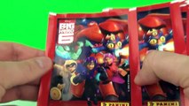 Disney BIG HERO 6: 21 Sticker Packs Surprise Opening   Panini Kids Sticker Album & Special Stickers