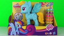 Play Doh My Little Pony Rainbow Dash Style Salon Playset Playdough Fun Toys Review MLP