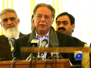 Pervez Rashid accused Imran Khan of creating problems while “we want to solve the”.