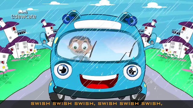 The Wheels On The Bus Go Round and Round | High Quality English Rhymes Series