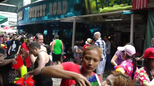 songkran 2014 at soi cowboy bangkok thailand