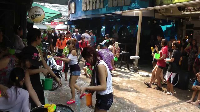 songkran 2014 at soi cowboy bangkok thailand 1