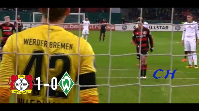 Bayer leverkusen vs Werder Bremen 1-3 - Resumen Goles (All Goals & Highlights) - DFB Pokal 2016 HD