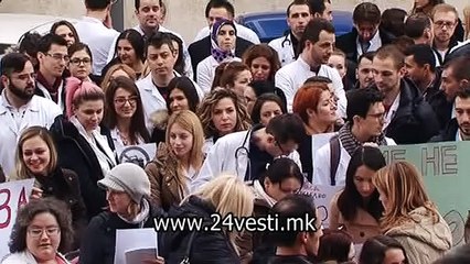 KIKI PROTEST NA LEKARI I SPECIJALIZANTI 10 02 2016