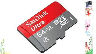 SanDisk SDSDQUA-064G-U46A Tarjeta de memoria microSD de 64 GB gris y rojo
