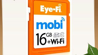 Eye-Fi MobiE - Tarjeta de memoria SecureDigital de 16 GB (clase 10 SDHC) naranja
