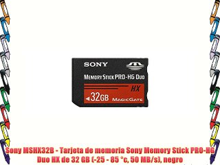 Video herunterladen: Sony MSHX32B - Tarjeta de memoria Sony Memory Stick PRO-HG Duo HX de 32 GB (-25 - 85 °c 50