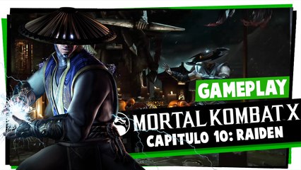 Mortal Kombat X - Capítulo 10: Raiden (Modo História) Gameplay [PS4]