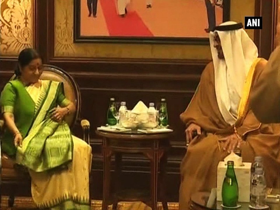 Sushma calls on Abu Dhabi crown prince