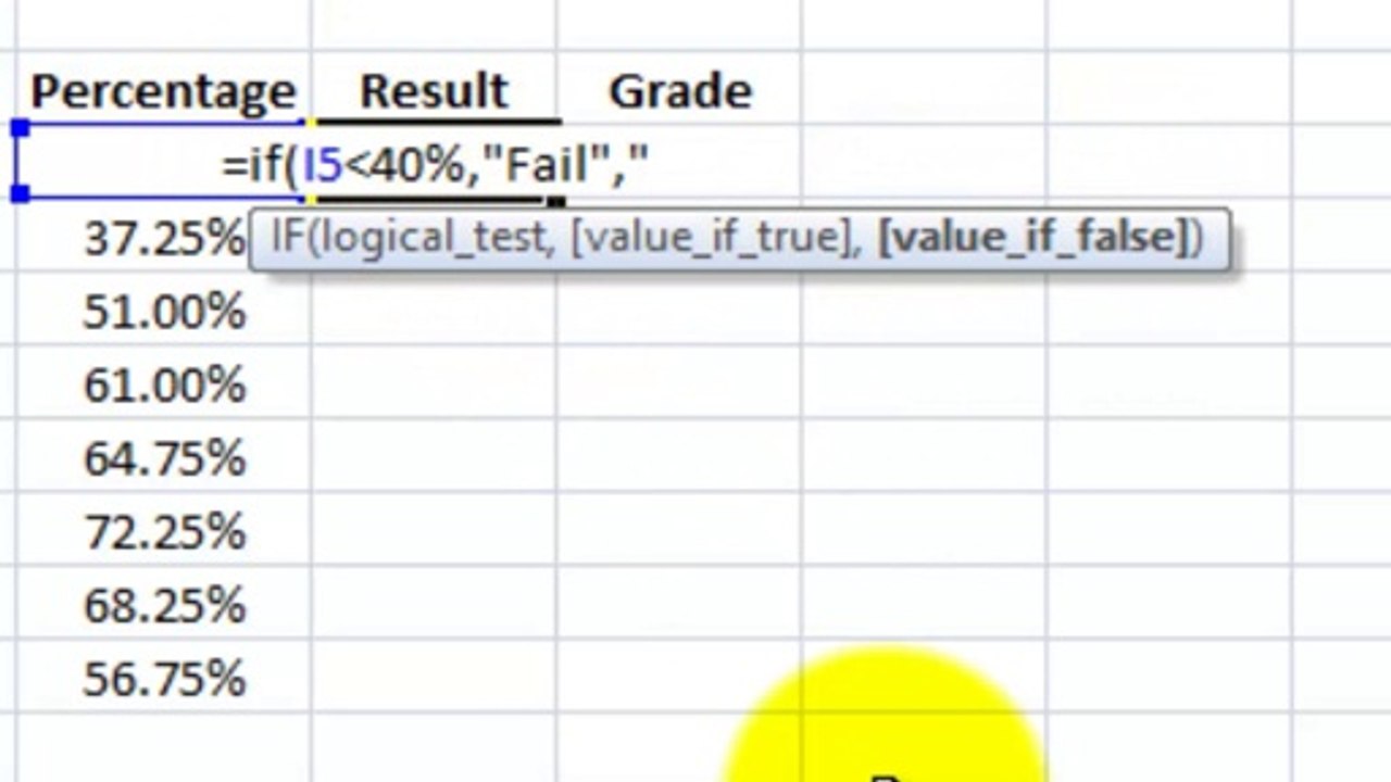 Excel Formulae