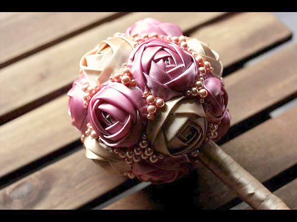 букет роз из лент своими руками! ------