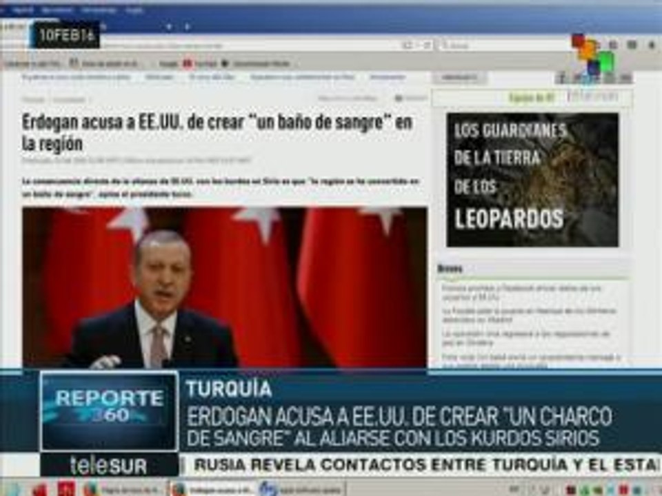 Erdogan acusa a EE.UU. de impulsar el terrorismo en Medio Oriente