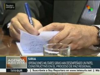 Autoridad siria asegura que ejército trabaja por la paz en el país