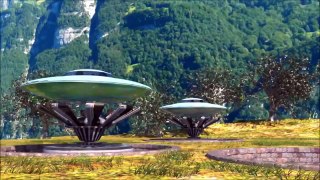 A short alien UFO 3D animation.