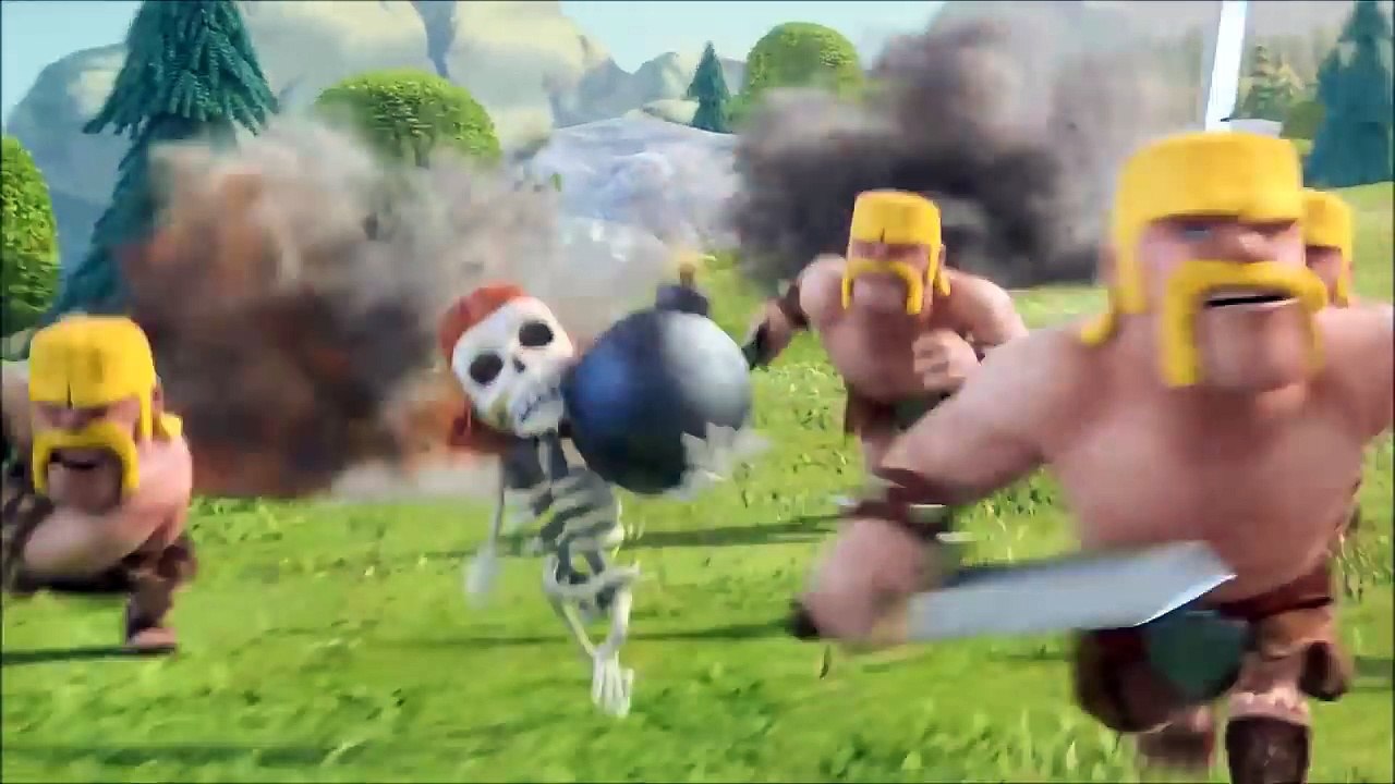 Funny trailer for Supercell's epic strategy war game Clash of the Clans
