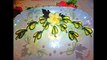 Цветы из яйца и листья из огурца! Flowers of eggs! Украшения тарелки! Decoration of cucumber!
