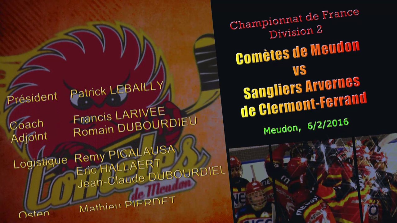 Comètes de Meudon vs Sangliers Arvernes de Clermont-Ferrand 06/02/2016