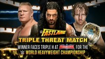 Stephanie McMahon, Dean Ambrose, Roman Reigns, Paul Heyman and Brock Lesnar Segment
