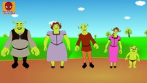 Семья пальчиков ШРИК | Funny Green Monster Finger Family in Russian