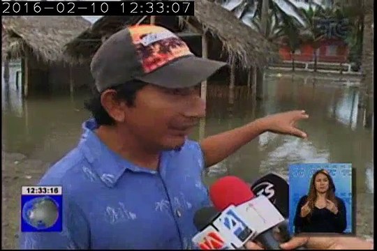 Aguaje en playas de Esmeraldas y del sur de Manabí