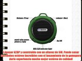 Techforum -Mini Estéreo Altavoz 5W Bluetooth 3.0 Inalambrico Impermeable Waterproof/Shockproof