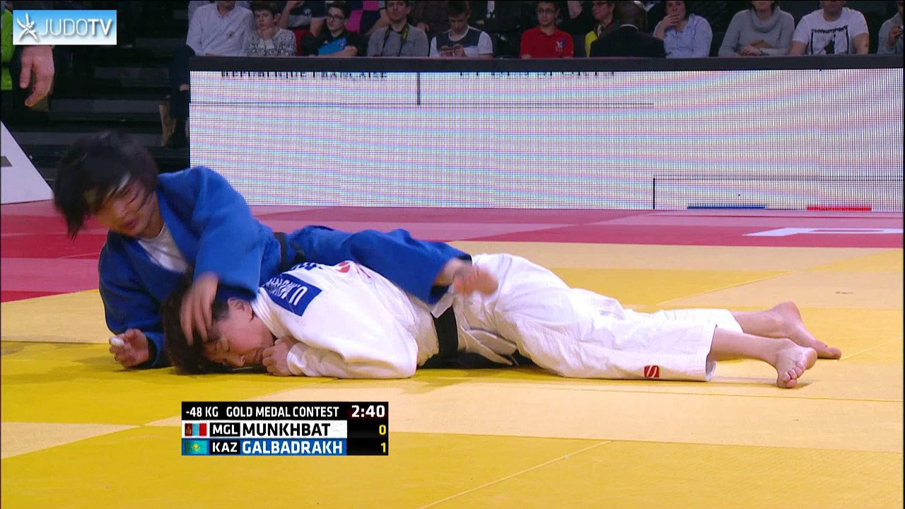 PGS2016 FINALE -48kg : MUNKHBAT (MG) vs. GALBADRAKH (KAZ)