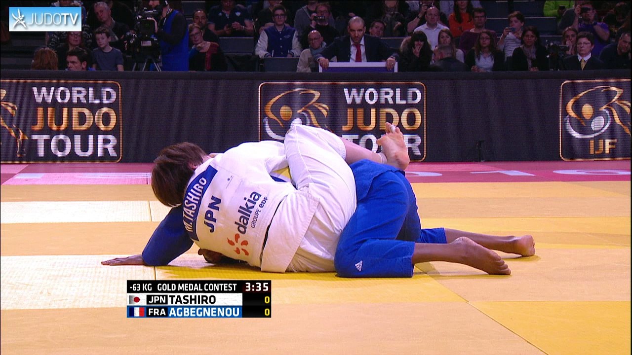 PGS2016 FINALE -63kg : TASHIRO (JPN) vs. AGBEGNENOU (FRA)