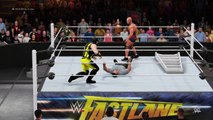 WWE 2K16 TLC scorpion v terminator 2 v kurt angle