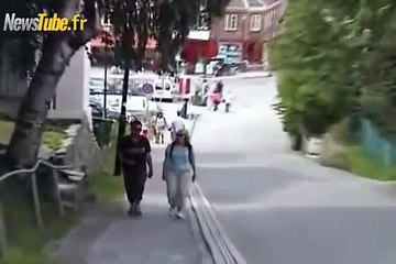 Ascenseur de vélo à trondheim, en Norvège !