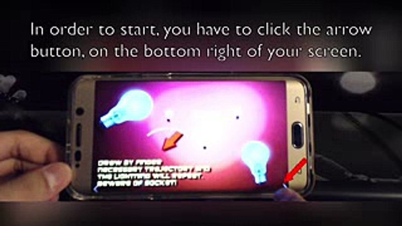 Electric Finger Swipe App Tutorial