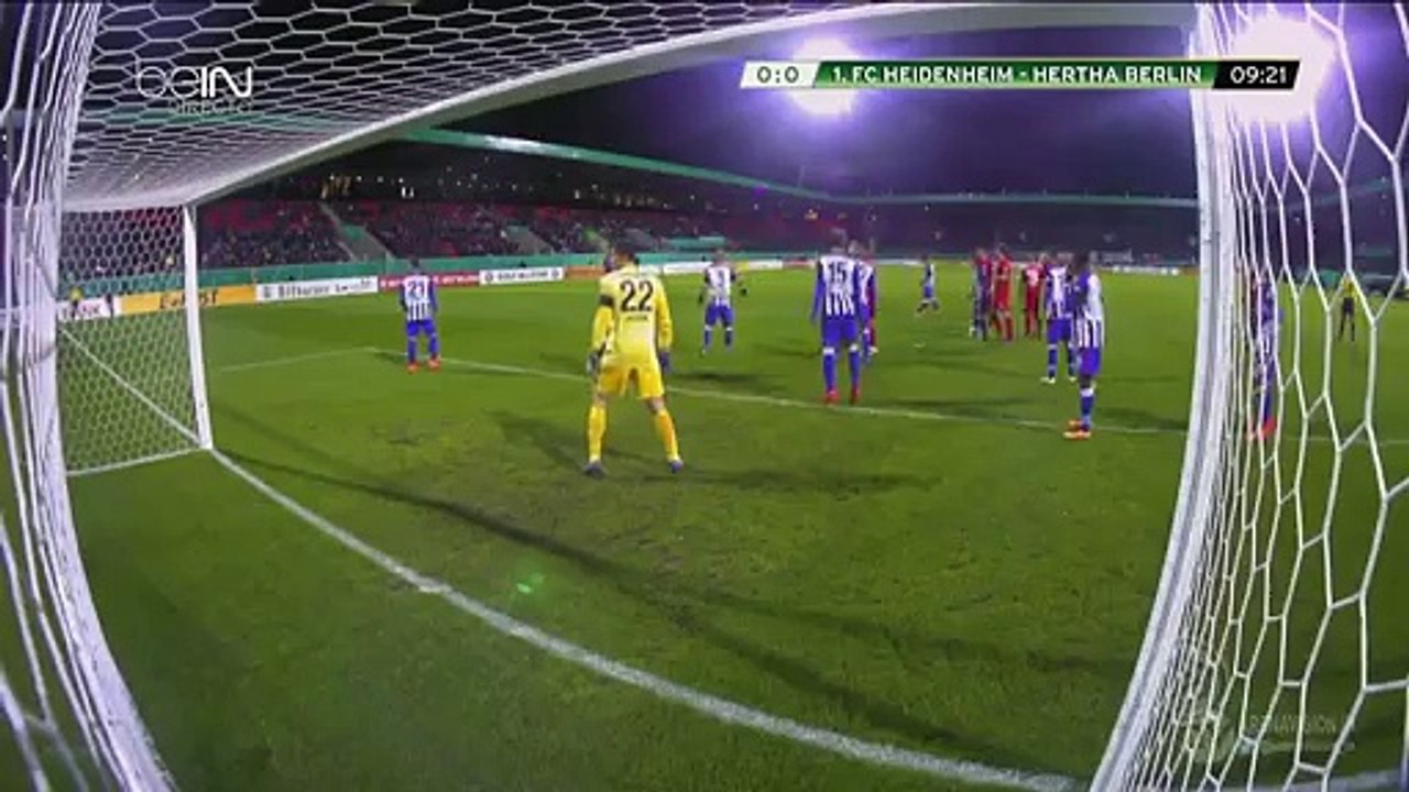 1-0 Goal HD - Heidenheim v. Hertha BSC - DFB Pokal 10.02.2016 HD