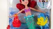 Ariel Spin & Swim Mermaid Barbie Doll - Flounder and Sebastian Bath Toys New Disney Princess 2016
