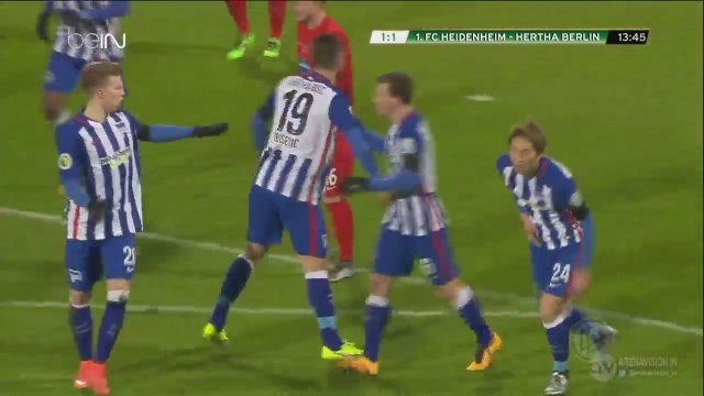 1-1 Vedad Ibisevic - Heidenheim v. Hertha BSC - DFB Pokal 10.02.2016 HD