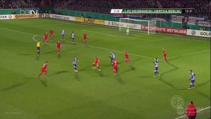 GOOOAL Vedad Ibisevic Goal HD - Heidenheim 1-1 Hertha BSC - DFB Pokal 10.02.2016 HD
