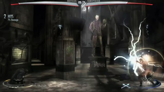 Injustice Gods Among Us Classic Battle Luchador Bane vs Red Son Batman