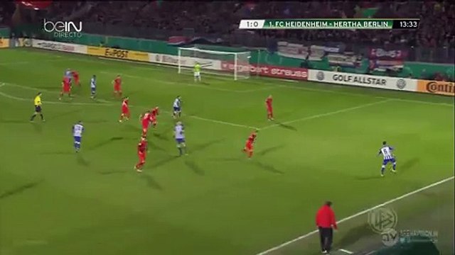 Vedad Ibisevic Goal HD - Heidenheim 1-1 Hertha BSC - DFB Pokal 10.02.2016 HD
