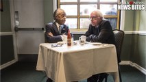 Bernie Sanders Meets With Rev. Al Sharpton at Sylvia’s in Harlem