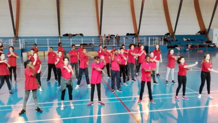 flashmob en route pour l'EURO UEFA 2016