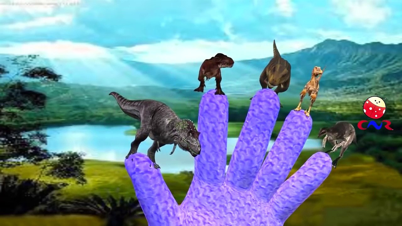 Finger Family Children Nursery Rhymes Dinosaurs Cartoons | Finger ...