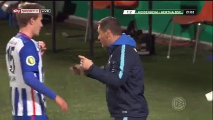 Vedad Ibisevic Goal HD - Heidenheim 1-2 Hertha Berlin - 10-02-2016 DFB Pokal -